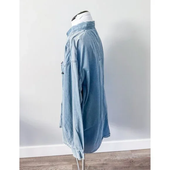 Vintage Mens Levis Button Down Shirt - Picture 12 of 13